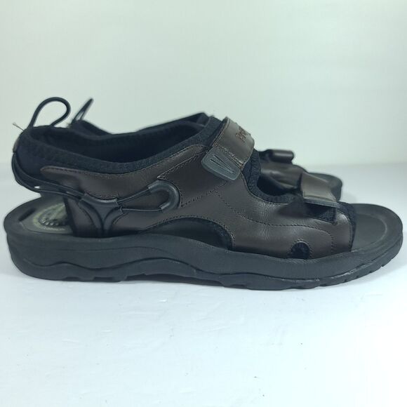 Propet Surf Walker Sandals Brown Men’s Size 14 M (D) Leather Walking Shoes M0002 main image 10